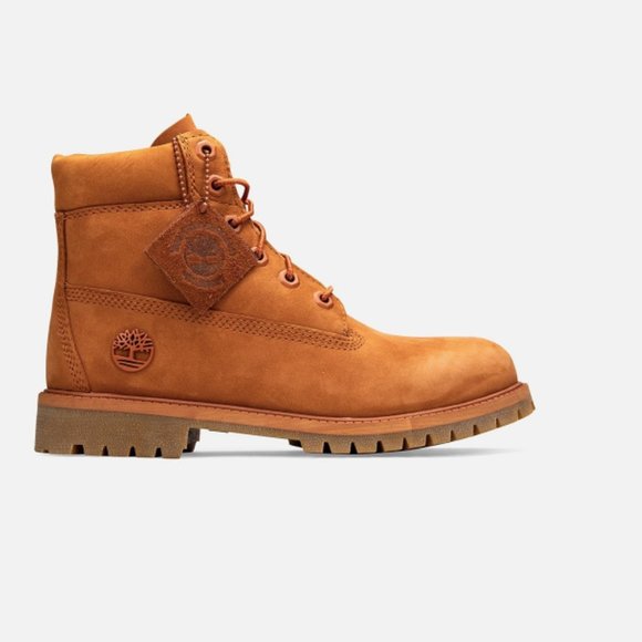 DTLR VILLA X Timberland 6″ Premium Orange Boots - Picture 4 of 11